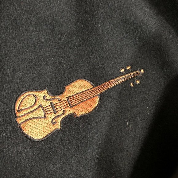 Rare Fiddler on the roof 30th Broadway play 2k Staff Jacket M Embroidered back